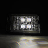 92-96 Ford F-Series/Bronco NOVA-Series LED Projector Headlights Chrome | AlphaRex