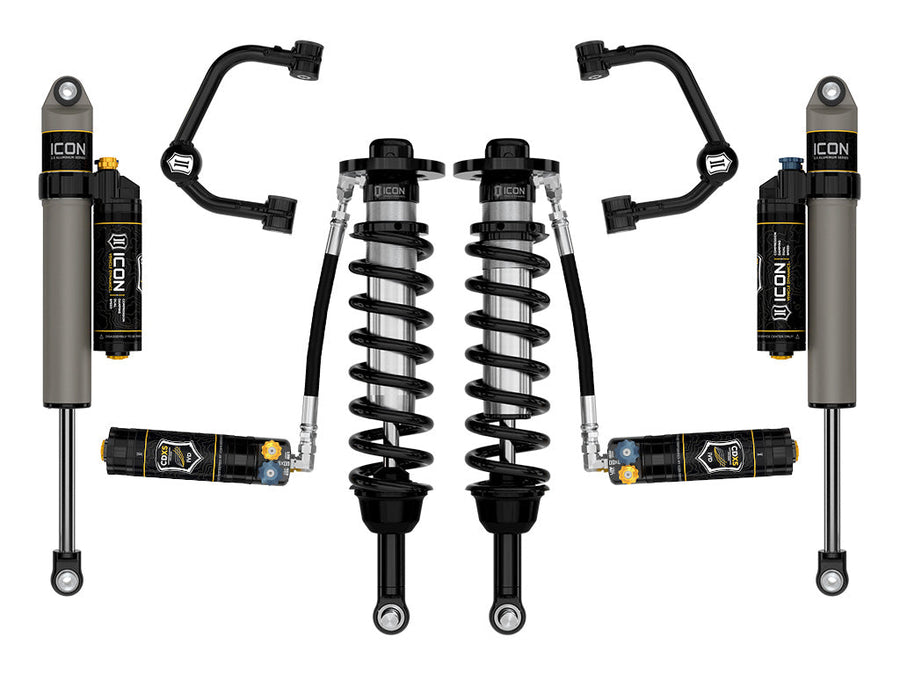 ICON 2021-2025 Ford F-150 Tremor, 2.5-3" Lift, Stage 4 Suspension System, Tubular, CDXS for Ford F-150
