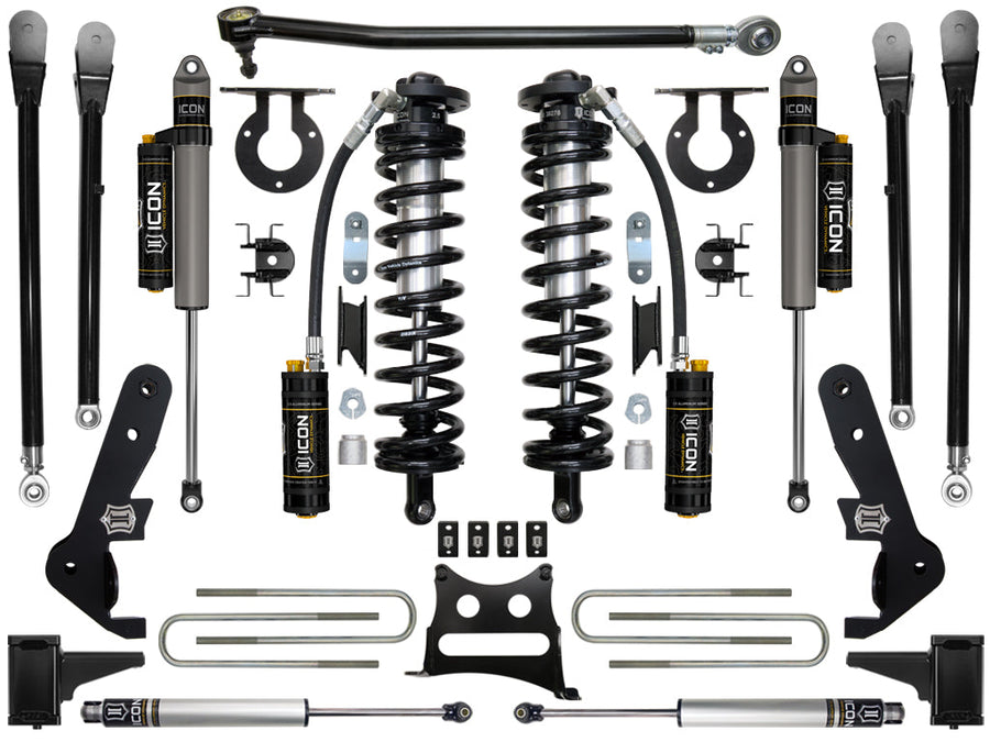 ICON 2017-2022 Ford F250/F350, 4-5.5" Lift, Stage 5 Suspension System for Ford Super Duty