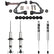 Camburg Engineering 2WD 2015-2020 Ford F-150 Excludes Raptor FOX 2.0 Performance S/R Lift Kit CAM-110242-UC for the Ford F-150, Ford Raptor