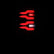 94-01 Dodge Ram 1500/94-02 Ram 2500/3500 LUXX-Series LED Tail Lights Black Red | AlphaRex