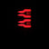 94-01 Dodge Ram 1500/94-02 Ram 2500/3500 LUXX-Series LED Tail Lights Black Red | AlphaRex