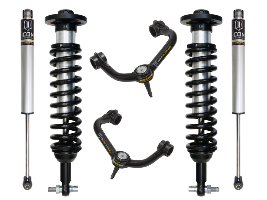 ICON 2015-2020 Ford F150 2WD, 0-3" Lift, Stage 2 Suspension System, Tubular UCA for Ford F-150