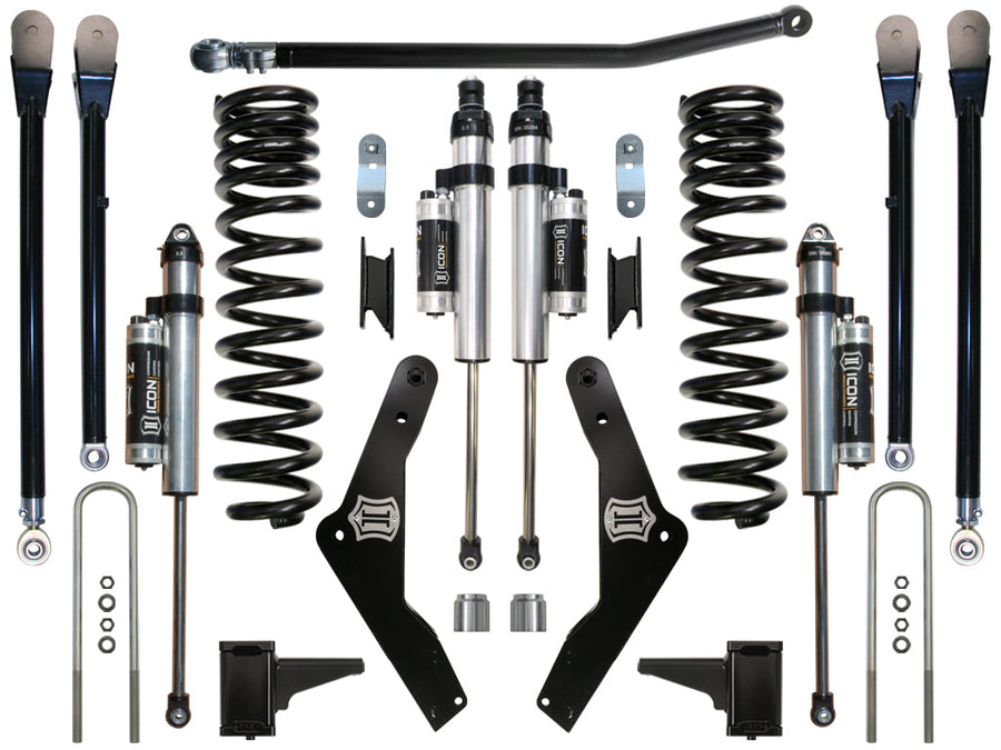 ICON 2011-2016 Ford F250/F350, 4.5" Lift, Stage 4 Suspension System for Ford Super Duty