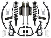 ICON 2021-2025 Ford F-150 4WD, 3.5-4.5" Lift, Stage 3 Suspension System, Tubular, w/ Leaf Packs for Ford F-150