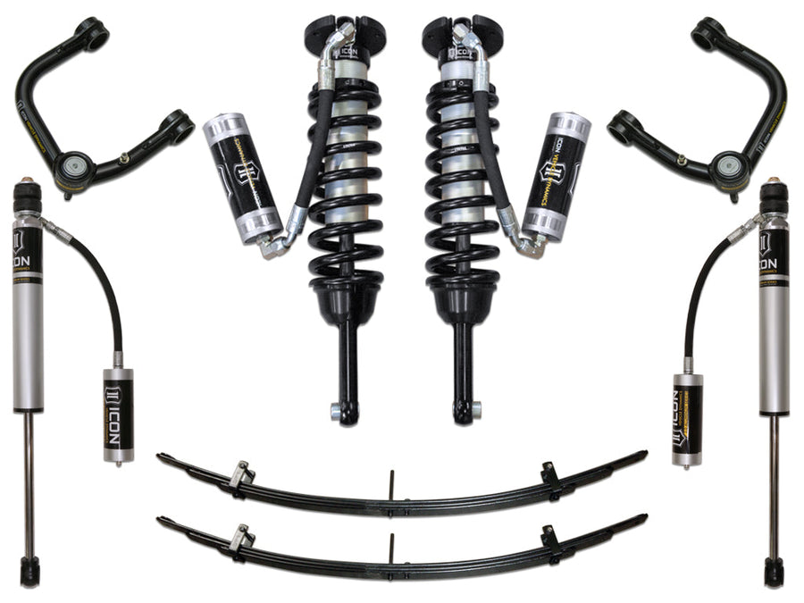 ICON 2005-2015 Toyota Tacoma 0-3.5" Lift/2016-2023 Tacoma 0-2.75" Lift, Stage 4 Suspension System, Tubular for Toyota Tacoma