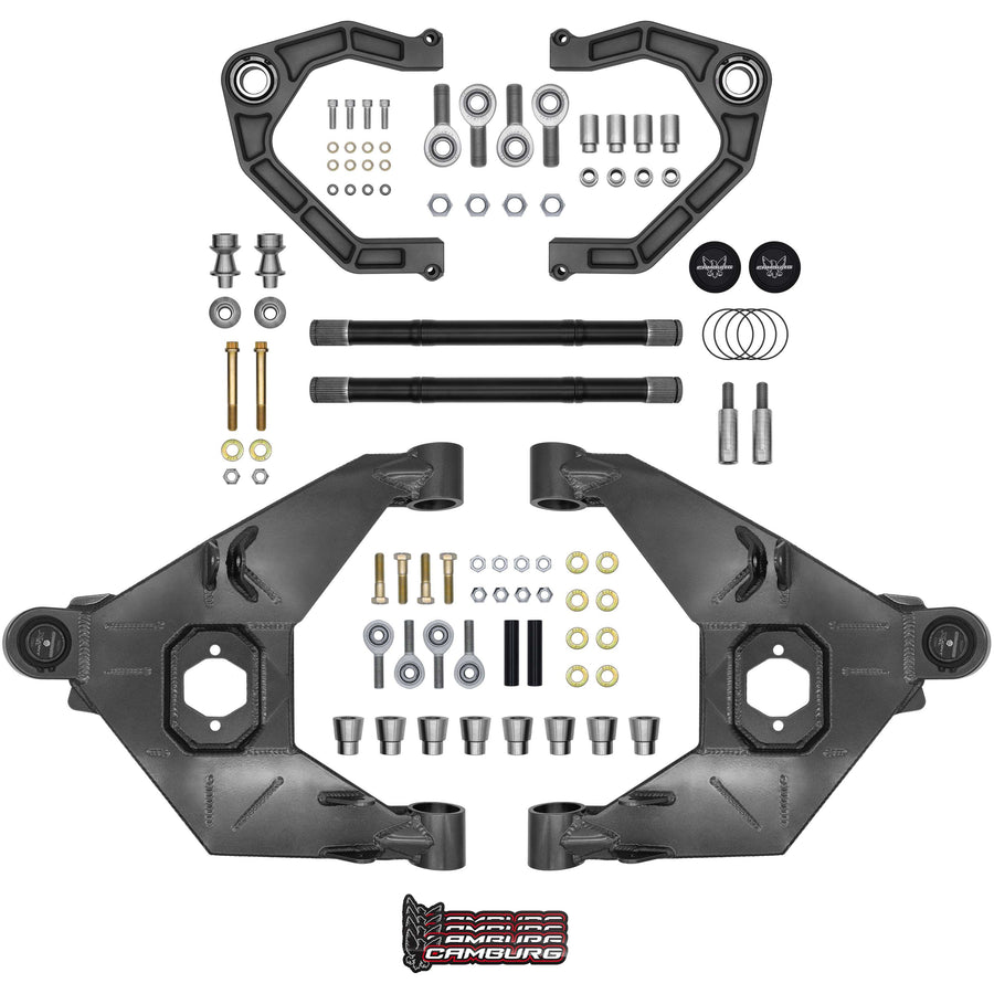 Camburg Engineering 2021-2025 Ford Bronco Excludes Raptor Gray KINETIK Uniball Trail Series Long Travel Kit CAM-110243-K-GRY for the Ford Raptor, Ford Bronco