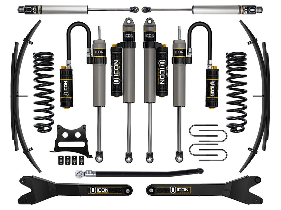 ICON 2008-2010 Ford F-250/F-350 Super Duty 4WD Diesel, 2.5" Lift, Stage 6 Suspension System w/ Expansion Packs for Ford Super Duty