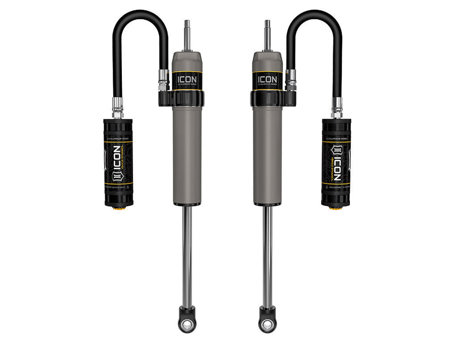 ICON 1991-2007 Toyota Land Cruiser 80/100 Series, 4-6” Lift, Rear, V.S. 2.5 Aluminum Series Shock Absorbers, Remote Reservoir, Pair for Toyota Land Cruiser