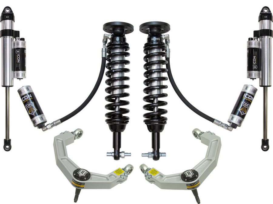 ICON 2015-20 Ford F150 4WD, 2-2.63" Lift, Stage 5 Suspension System, Billet UCA for Ford F-150