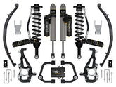 ICON 2021-2025 Ford F-150 4WD, 3.5-4.5" Lift, Stage 5 Suspension System, Tubular, w/ Leaf Packs for Ford F-150