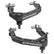 Camburg Engineering 2024-2025 Ford Ranger Raptor KINETIK Series X-Joint XL Upper Control Arm Kit Gray for the Ford Raptor, Ford Ranger