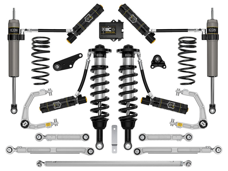 ICON 2024-2025 Toyota Land Cruiser 250 Series, 1.25-3" Lift, Stage 12 Suspension System, Billet for Toyota Land Cruiser