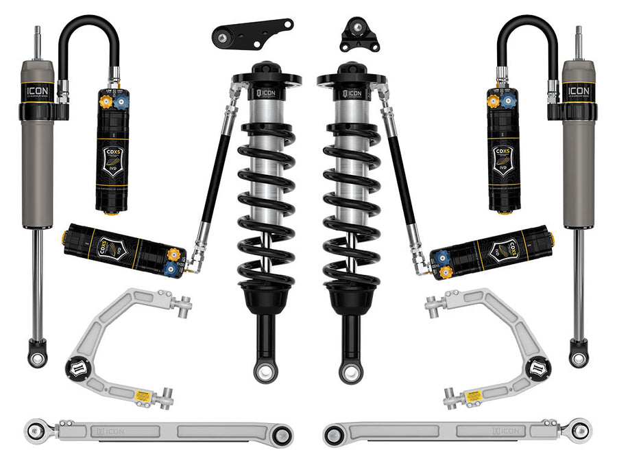 ICON 2024-2025 Toyota Tacoma 1.25-3" Lift, Stage 9 Suspension System, Billet for Toyota Tacoma