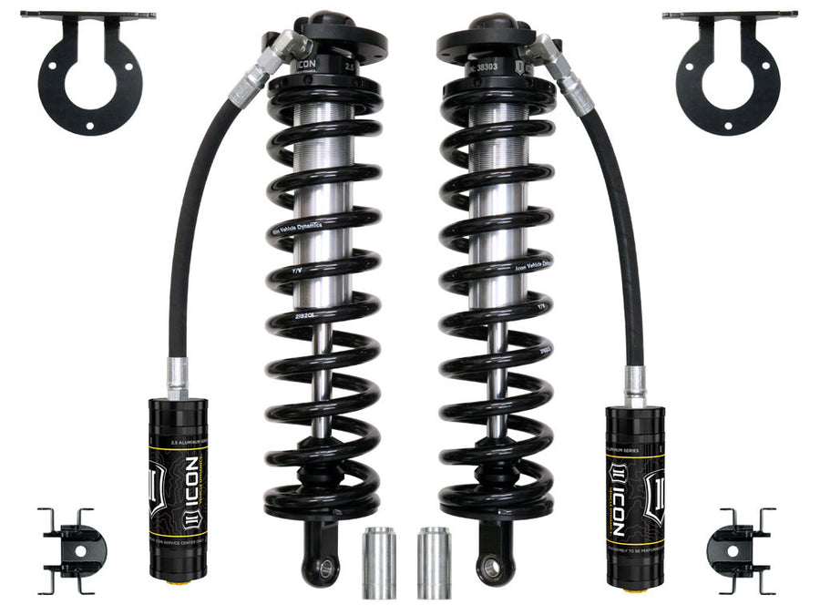 ICON 2005-2025 Ford F-250/F-350 Super Duty 4WD, 4-5.5” Lift, Front, V.S. 2.5 Series Coilover Conversion Kit, Remote Reservoir for Ford Super Duty