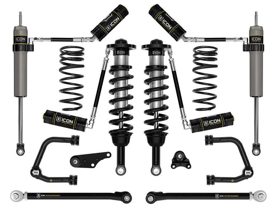ICON 2024-2025 Toyota Tacoma 1.25-3" Lift, Stage 7 Suspension System, Tubular, Triple Rate Rear Springs for Toyota Tacoma