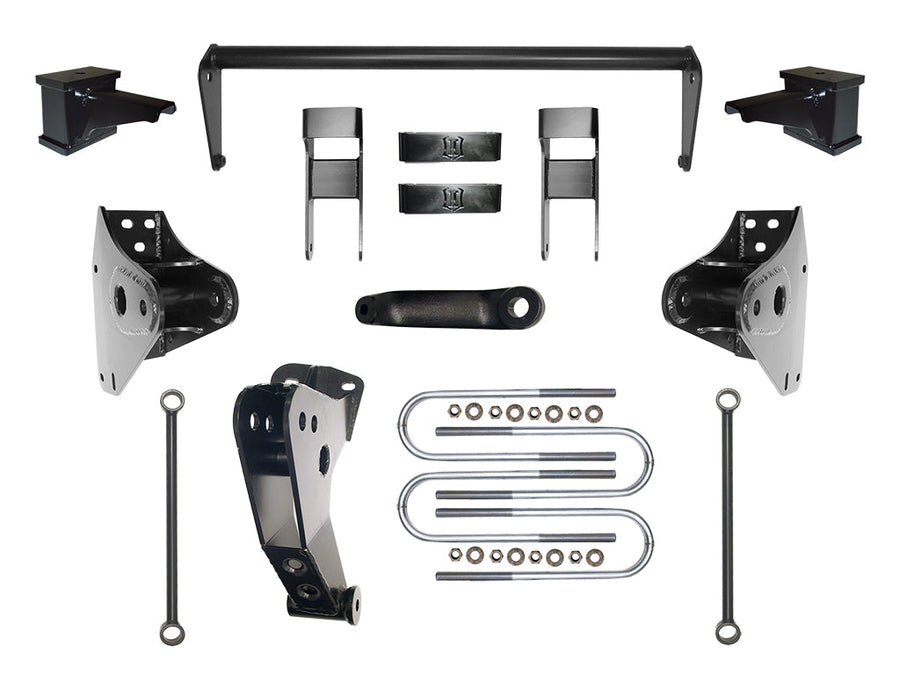 ICON 2000-04 Ford F250/F350, 4.5" Lift Suspension System, Hanger & Block for Ford Super Duty