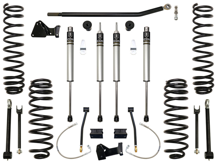 ICON 2007-18 Jeep JK Wrangler, 4.5" Lift, Stage 1 Suspension System for Jeep Wrangler JK