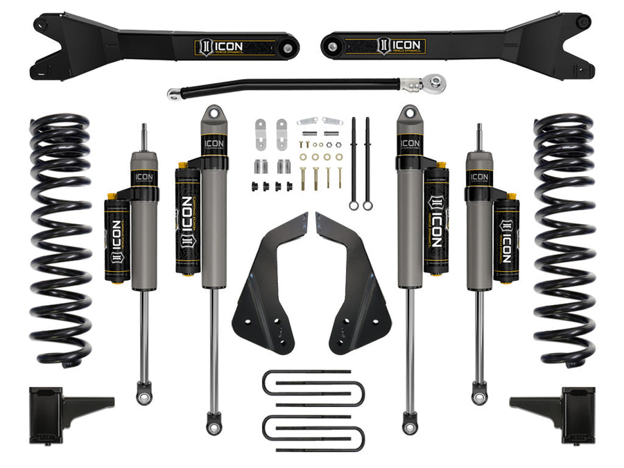 ICON 2005-07 Ford F250/F350, 4.5" Lift, Stage 4 Suspension System, w/Radius Arm for Ford Super Duty