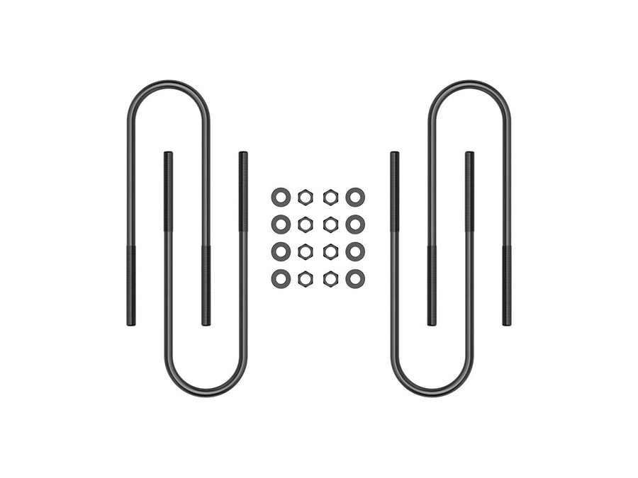 ICON 2011-2025 Ford F-250/F-350 Super Duty, Rear, 15” U-Bolt Kit for Ford Super Duty