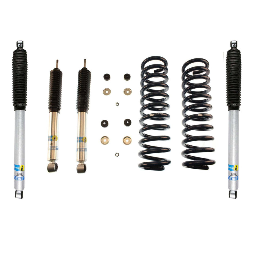 Bilstein B8 5112 Leveling Kit + Rear 5100 Shocks for 2005-2016 Ford F350 Super Duty 4WD w/2" lift for Ford F-350