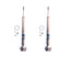 Bilstein 5100 Monotube Adjustable Strut Front Pair for 2009-2014 Ford F150 RWD w/0-2.5" lift for Ford F-150
