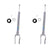 Bilstein 5100 Monotube Adjustable Strut Front Pair for 2011-2015 Jeep Grand Cherokee 4WD RWD w/0.5-1.75" lift for Jeep Grand Cherokee
