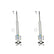 Bilstein 5100 Monotube Adjustable Strut Front Pair for 2015-2020 Ford F150 4WD w/0-2.1" lift for Ford F-150