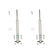 Bilstein 5100 Monotube Adjustable Strut Front Pair for 2014 Ford F150 4WD RWD for Ford F-150