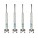Bilstein 5100 Monotube Adjustable Strut Set for 2021-2024 Ford Bronco 4WD w/0-2.95" lift for Ford Bronco