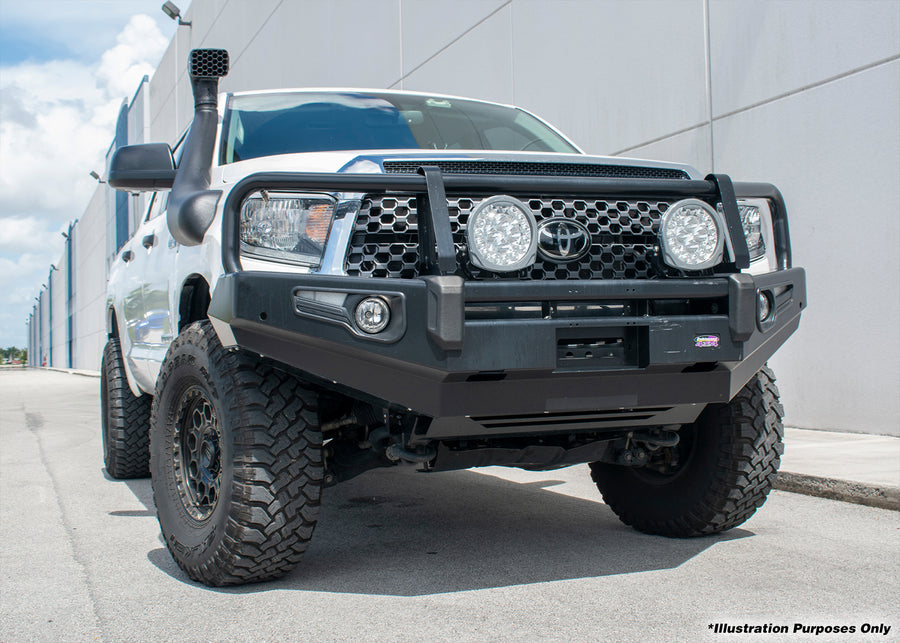 DOBINSONS BULL BAR BLACK DELUXE FOR TOYOTA TUNDRA 2ND GEN 2014-2021 WITHOUT FOG LIGHTS – BU59-5558 for Toyota Tundra