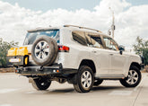 DOBINSONS REAR BAR LC 300 SERIES WITH JERRY CAN HOLDER AND SINGLE TIRE CARRIER (BW80-4145) for Toyota Land Cruiser 300