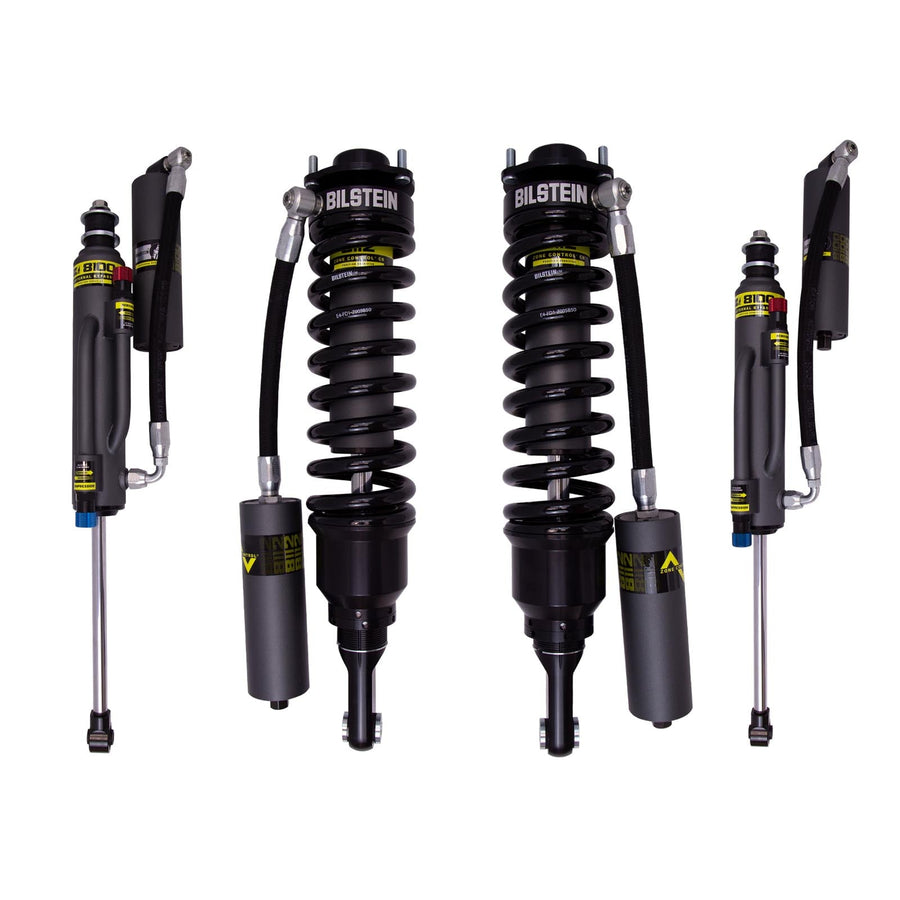 Bilstein B8 8112 ZoneControl CR Coilovers & Rear 8100 Shocks w/ Reservoir Set for 2005-2023 Toyota Tacoma 4WD RWD w/0.4-2.2" lift for Toyota Tacoma