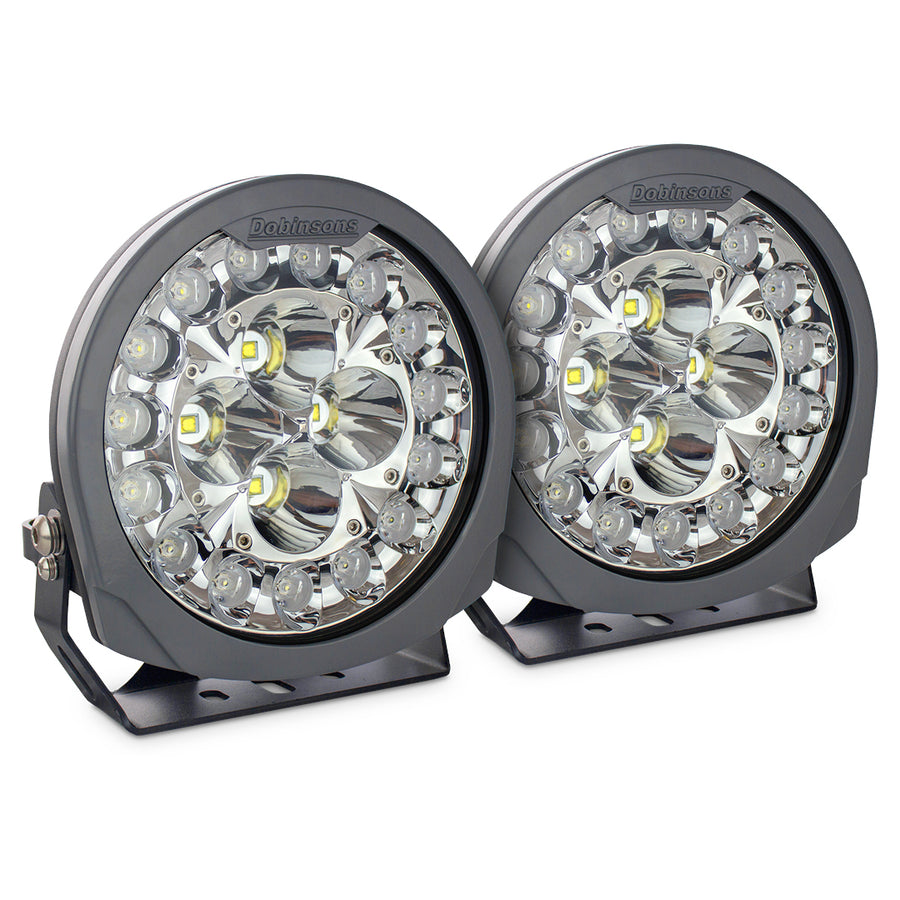 DOBINSONS ZENTH 8.25″ 135 WATT LED DRIVING LIGHT (PAIR) (DL80-3773K)