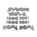 Rear Frame Plate Kit for Toyota Tacoma