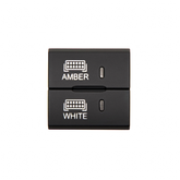 Square Style Dual Function Toyota OEM Style "Amber & White" Switch