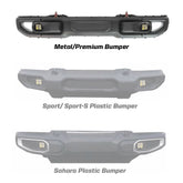 Jeep JL/JT Squadron-R Sport Fog Pocket Light Kit - Jeep 2020-2026 Gladiator; 2018-2026 Wrangler JL; NOTE: w/ OE Rubicon Bumper