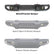 Jeep JL/JT Squadron-R SAE Fog Pocket Light Kit - Jeep 2020-2026 Gladiator; 2018-2026 Wrangler JL; NOTE: w/ OE Rubicon Bumper