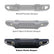 Jeep JL/JT Squadron-R SAE Fog Pocket Light Kit - Jeep 2020-2026 Gladiator; 2018-2026 Wrangler JL; NOTE: w/ OE Sahara Bumper