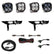 Ford Squadron SAE/Sport Fog Pocket Light Kit - Ford 2021-23 F-150; NOTE: w/o Daytime Running Lights (DRL)