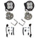 Chevy/GMC Squadron Sport Fog Pocket Light Kit - Chevy/GMC 2015-19 Colorado/Canyon / Silverado/Sierra 2500HD/3500HD