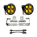 Jeep JL/JT Squadron-R SAE Fog Pocket Light Kit - Jeep 2020-2026 Gladiator; 2018-2026 Wrangler JL; NOTE: w/ OE Sport Bumper