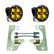 Jeep JL/JT Squadron-R SAE Fog Pocket Light Kit - Jeep 2020-2026 Gladiator; 2018-2026 Wrangler JL; NOTE: w/ OE Rubicon Bumper