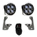Jeep JK Squadron-R SAE Fog Pocket Light Kit - Jeep 2007-09 Wrangler JK; NOTE: w/ Premium OE Bumper