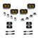 Ford Raptor S2 SAE Dual Fog Pocket Kit - Ford 2021-2026 F-150 Raptor, 2024-2026 F-150 Raptor 37/R