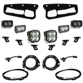 Ford S2 SAE “Sportsmen” Fog Pocket Light Kit - Ford 2021-2026 Bronco; Steel Bumper