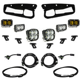 Ford S2 SAE “Sportsmen” Fog Pocket Light Kit - Ford 2021-2026 Bronco; Steel Bumper