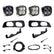 Ford Squadron SAE/Squadron Sport Dual Fog Pocket Light Kit - Ford 2023-2026 F-250/350 Super Duty