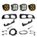 Ford Squadron SAE/Squadron Sport Dual Fog Pocket Light Kit - Ford 2023-2026 F-250/350 Super Duty