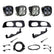Ford Squadron SAE/Squadron Pro Dual Fog Pocket Light Kit - Ford 2023-2026 F-250/350 Super Duty